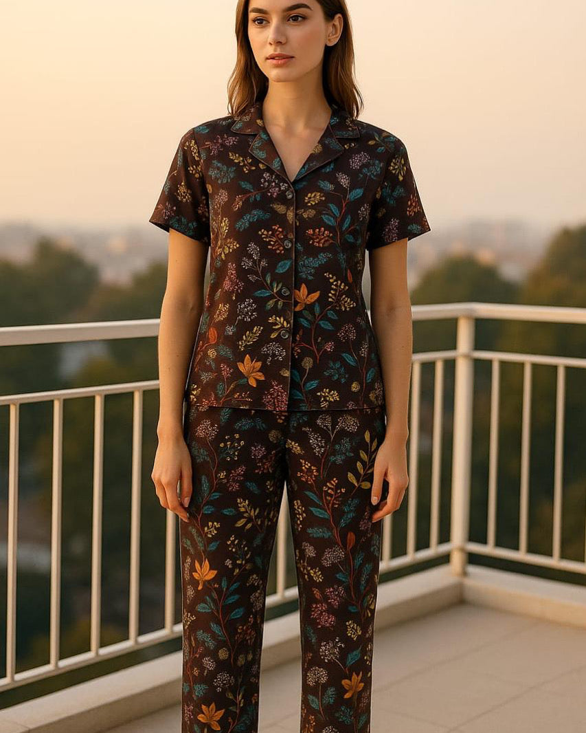 Intimate Floral Ease Night Wear