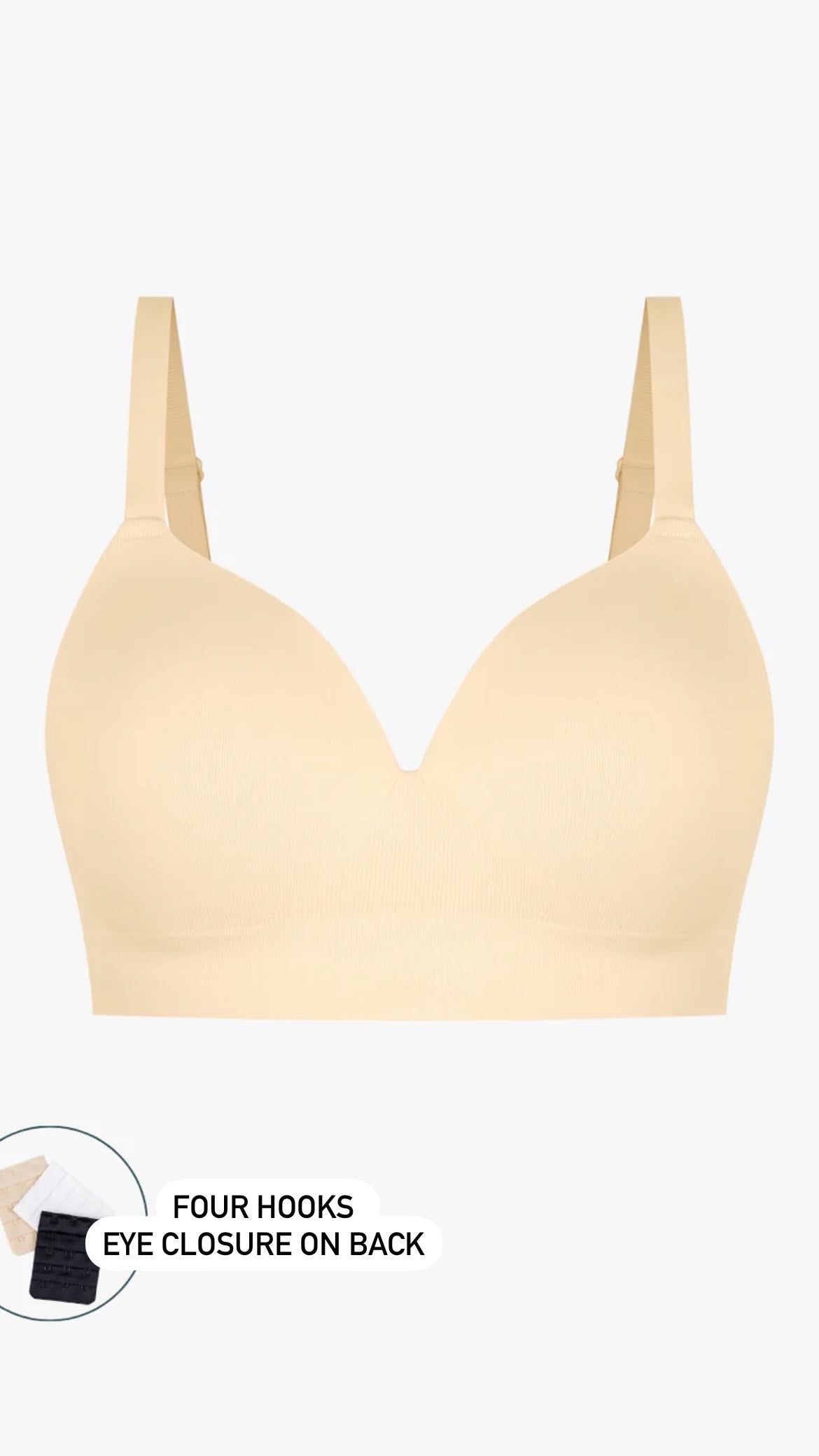 Intimate Memory Foam Bra Full Coverage Support for Saggy Chest and Posture Correction skin