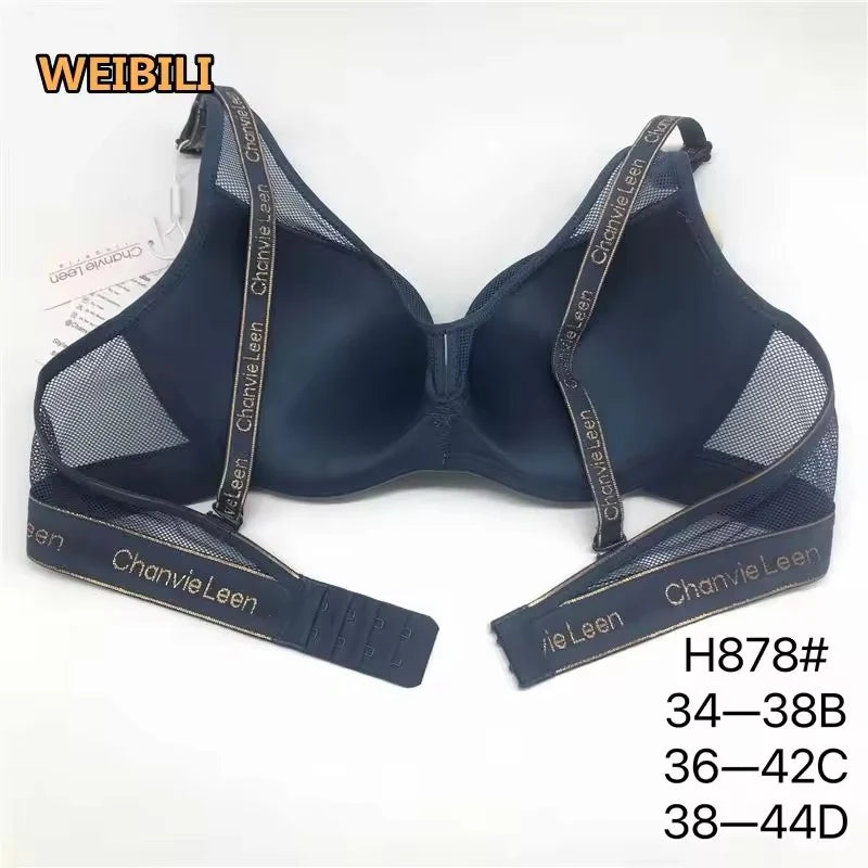 Intimate T-Shirt Bra Breathable Net Straps Coverage Strong Grip Bra