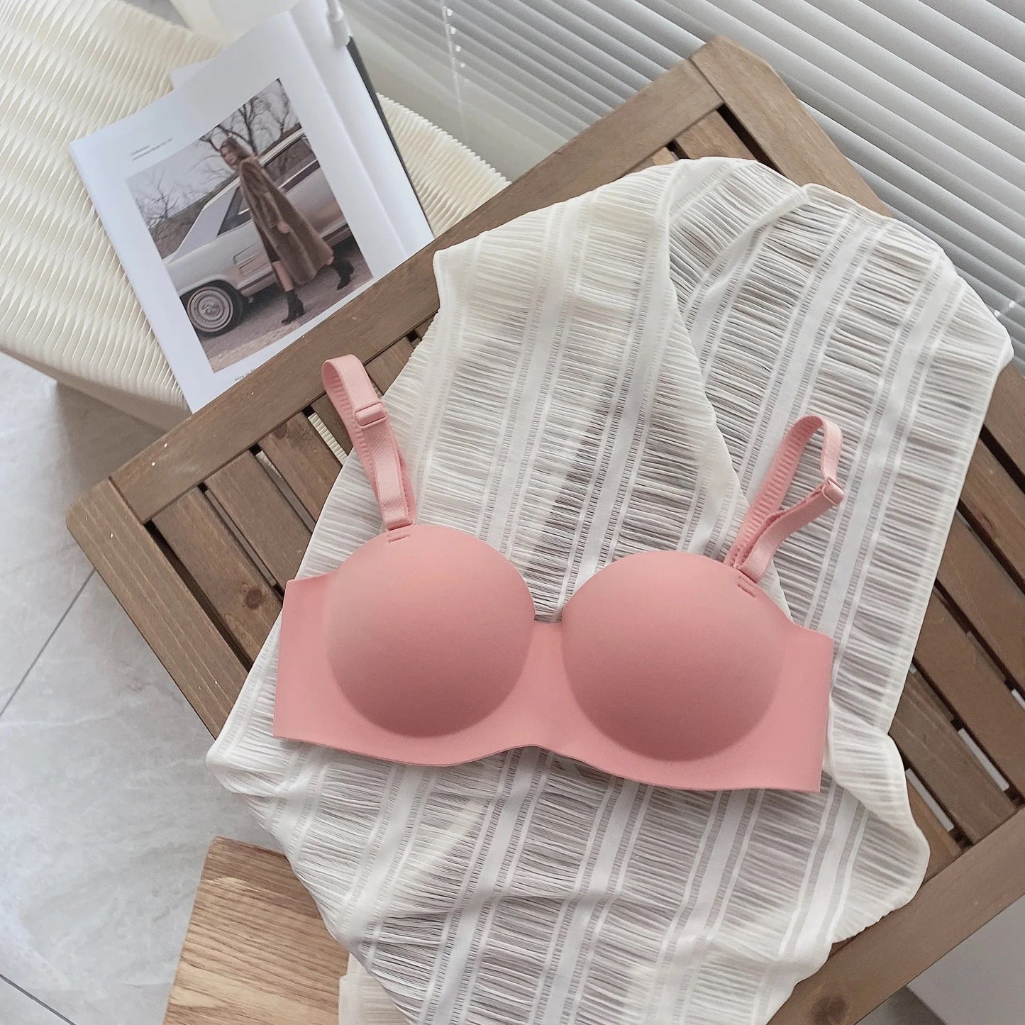 Basic Binnys Level 2 Silicon Pushup Seamless T-Shirt Bra