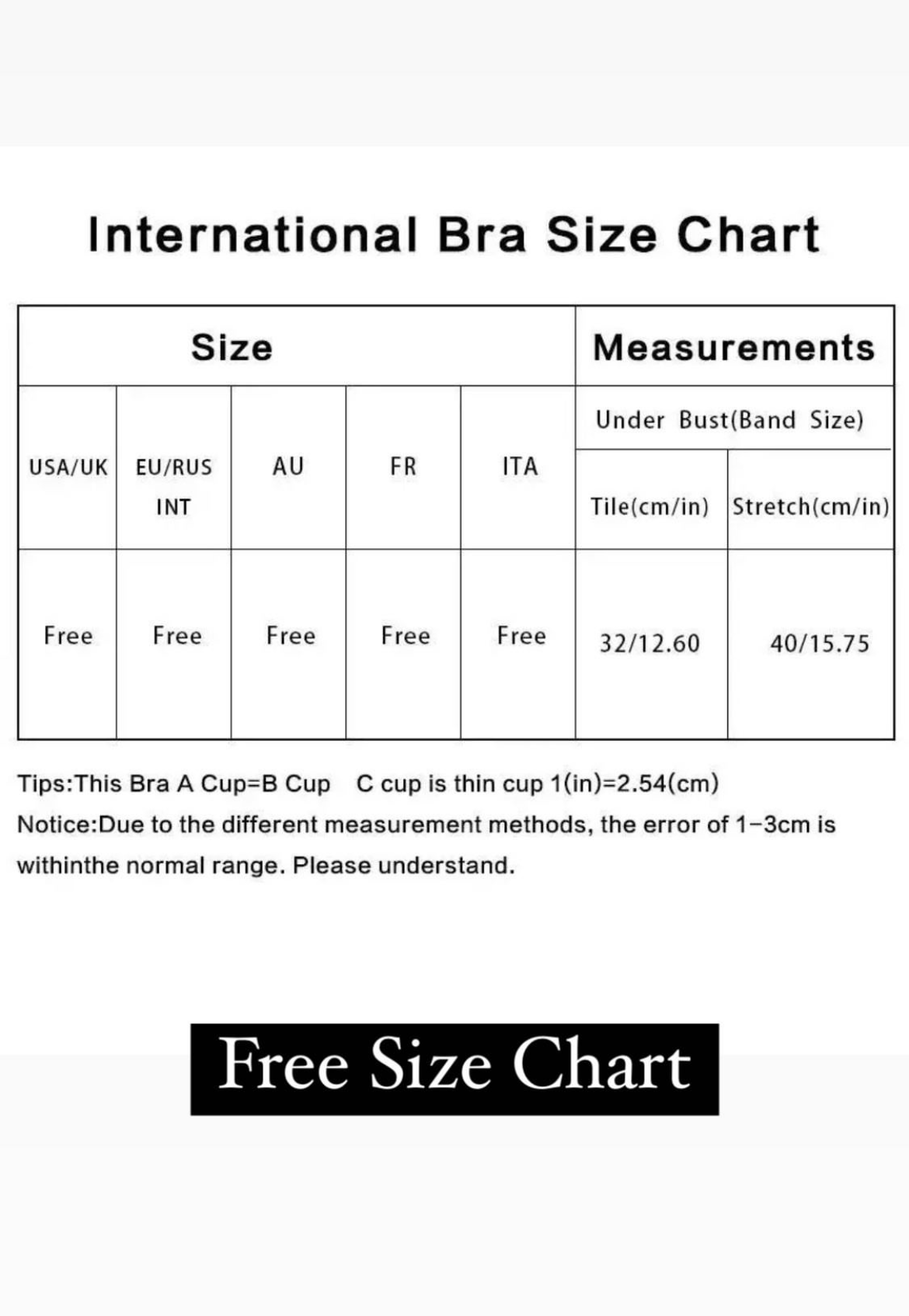 Free Size Standard