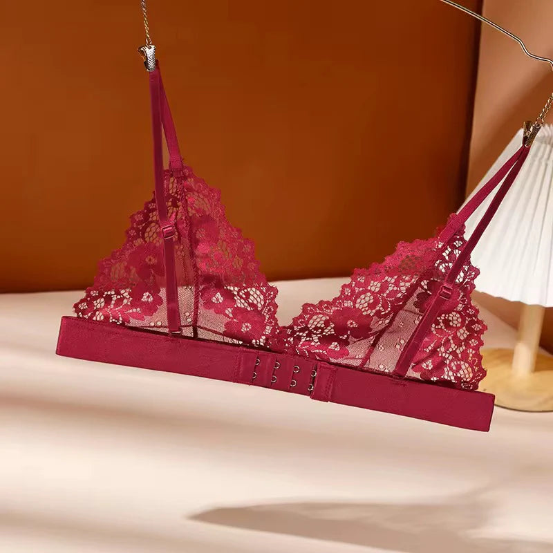 Intimate Fashion Thin Strap Bra Panty Set Daily Wear