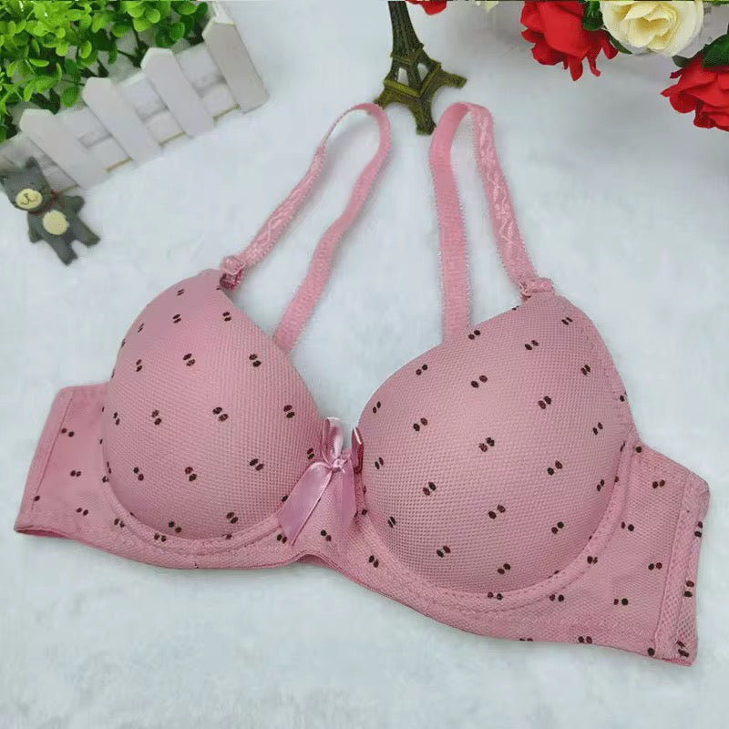 Printed T-Shirt Wired Single Pad Bra Daily Wear