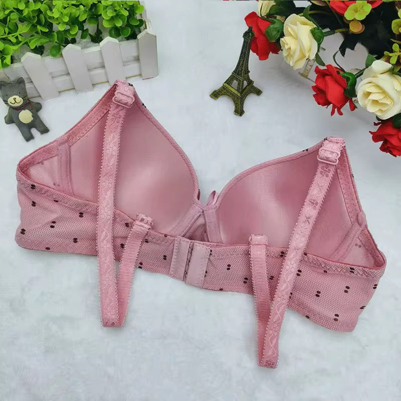 Printed T-Shirt Wired Single Pad Bra Daily Wear