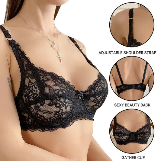Soft Net Lace Daily Wear Bra