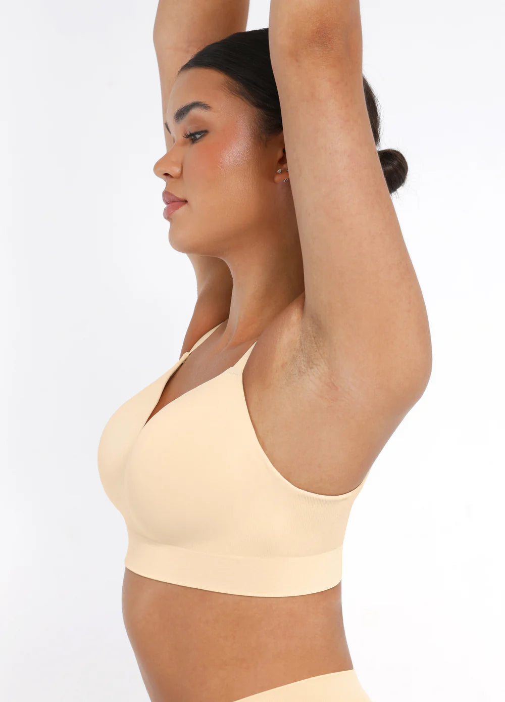 Intimate Memory Foam Bra Full Coverage Support for Saggy Chest and Posture Correction side view