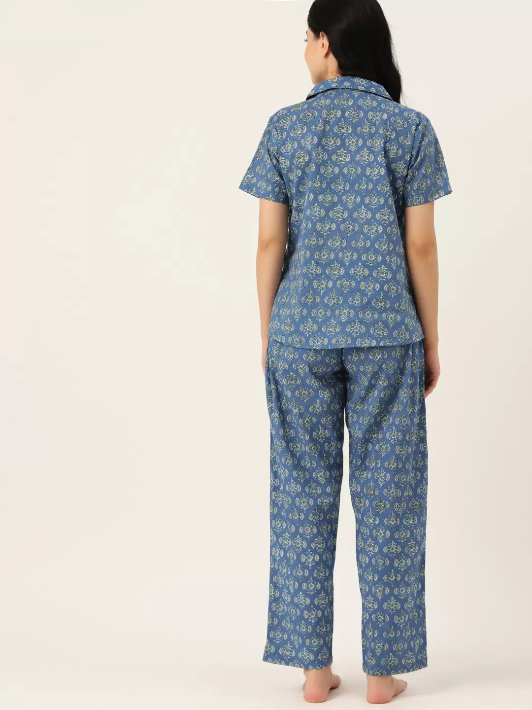Intimate Blossom Breeze Night Wear Lawn Night Suit back