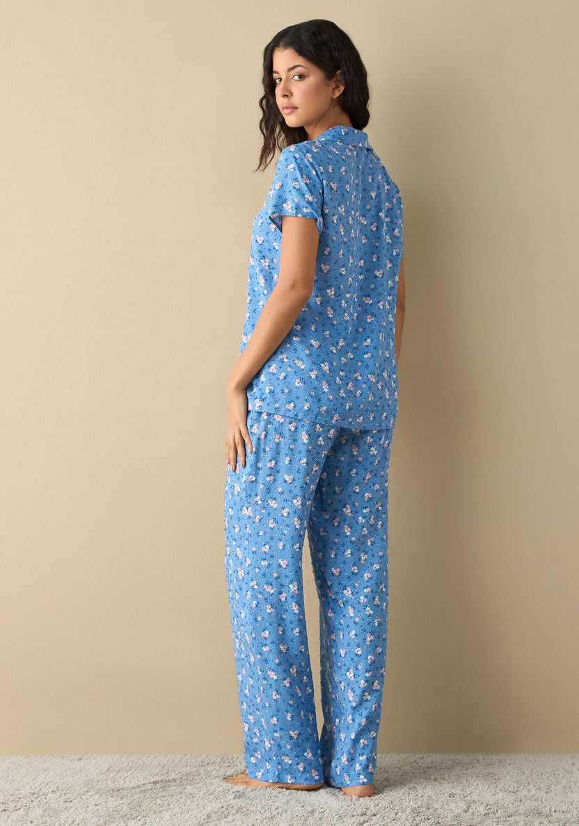 Intimate Blossom Breeze Nightwear Cotton Summer PJ back