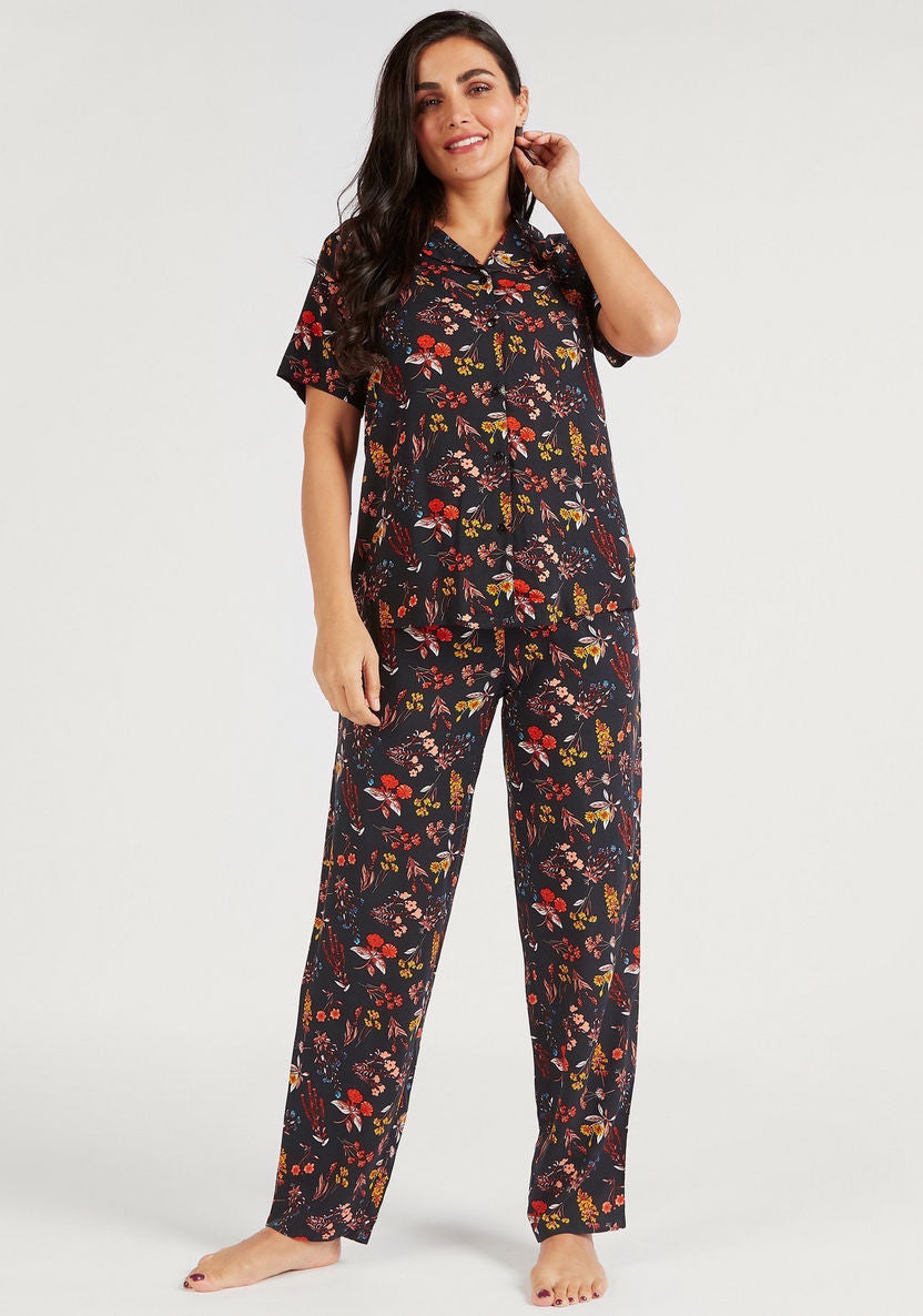 Intimate Casual Chic Pastel Pajama Shit Night Dress
