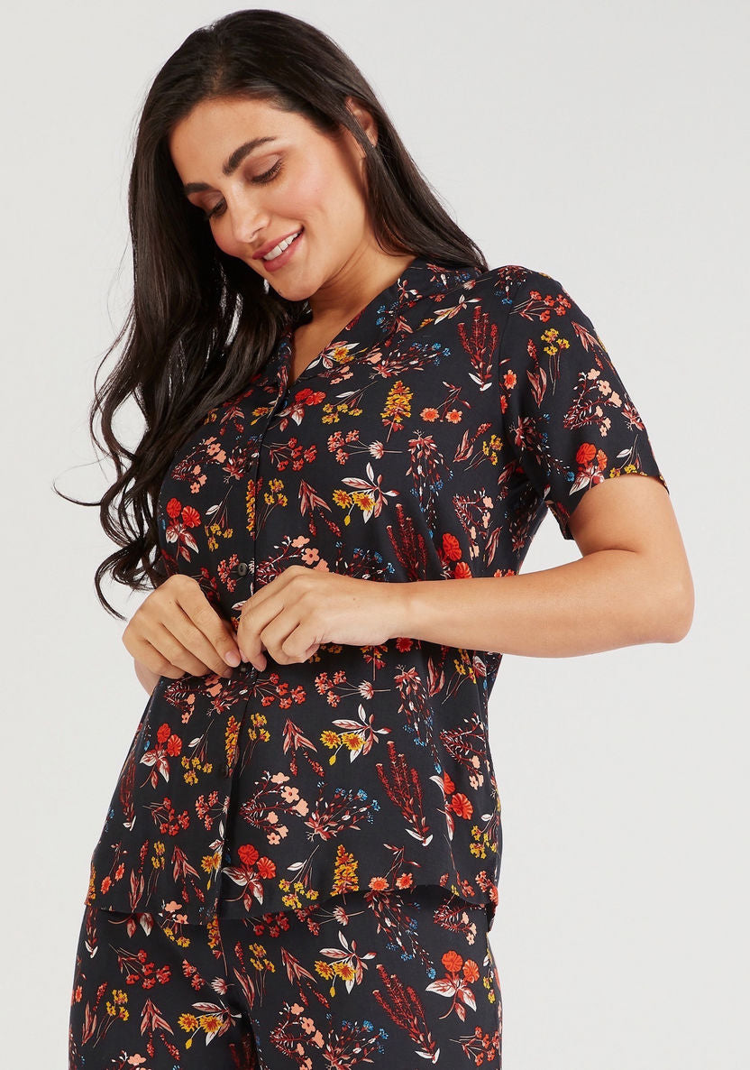 Intimate Casual Chic Pastel Pajama Shit Night Dress side
