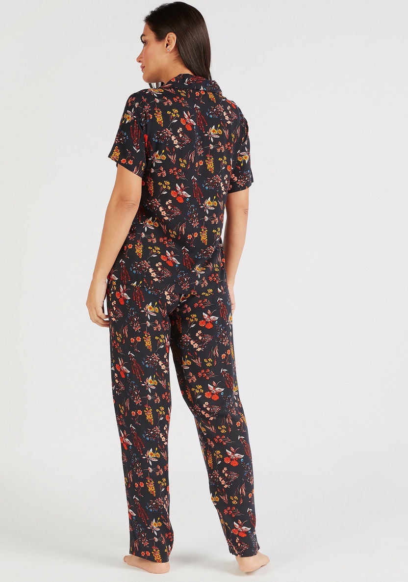 Intimate Casual Chic Pastel Pajama Shit Night Dress back