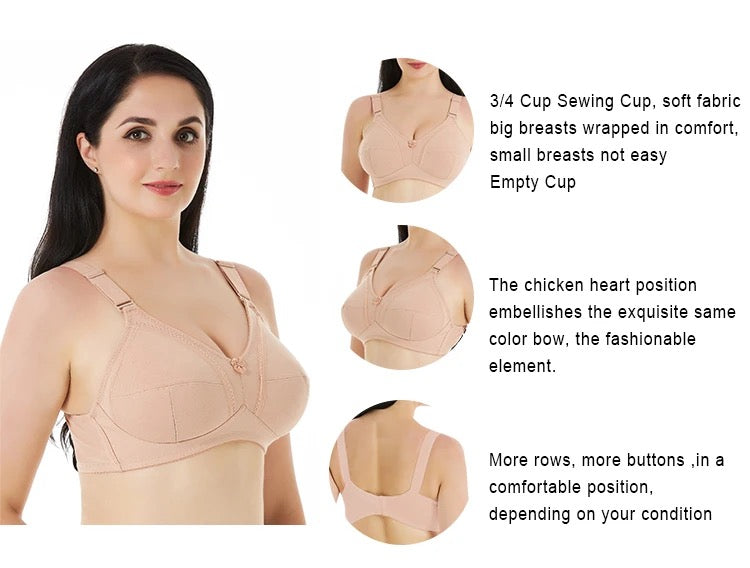 Summer Full Coverage Cotton Bra