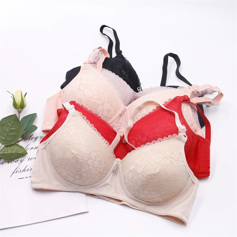Net Bra Soft Padded Wire Free
