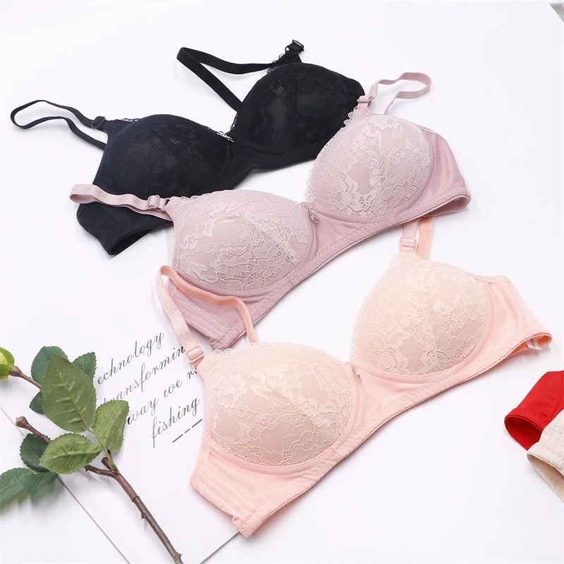 Net Bra Soft Padded Wire Free