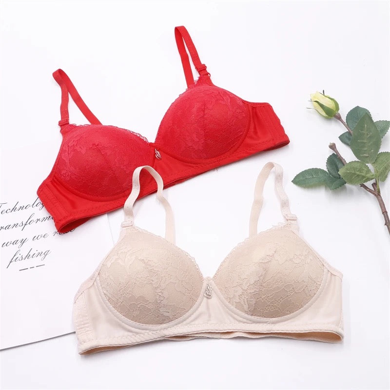 Net Bra Soft Padded Wire Free