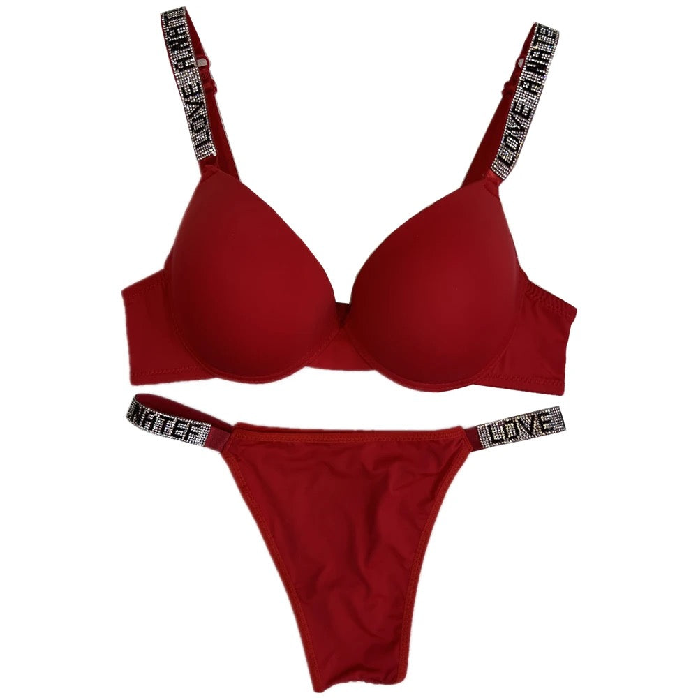 Love Secret Pushup T-Shirt Bra Panty Set