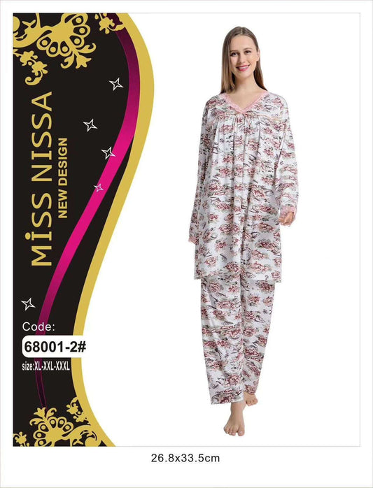 Winter Warm Night Suit Long Shirt