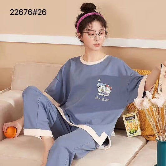 Baggy Style Cotton Night Suit