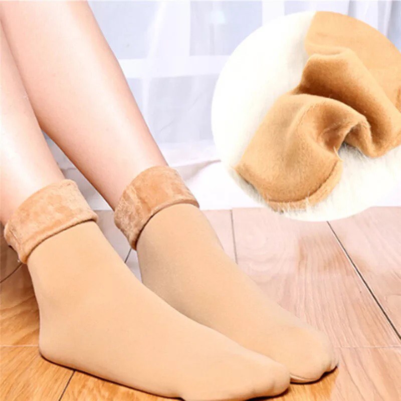 ladies fleece socks