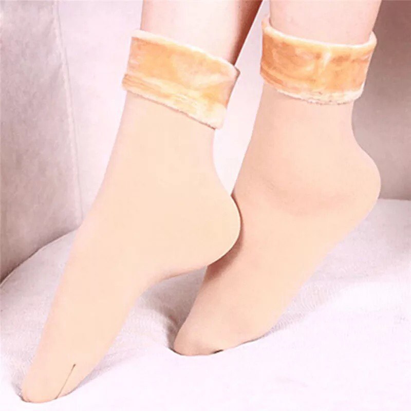 ladies fleece socks