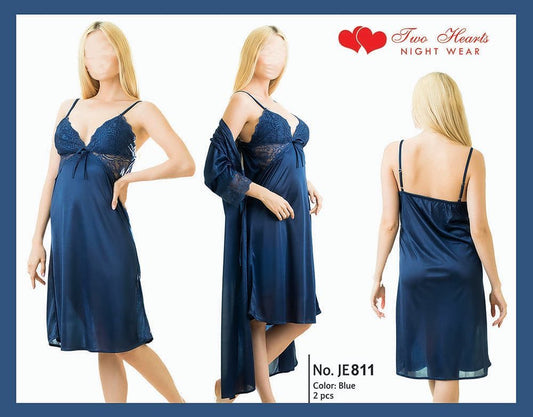Two Hearts Inner with Gown Nighty