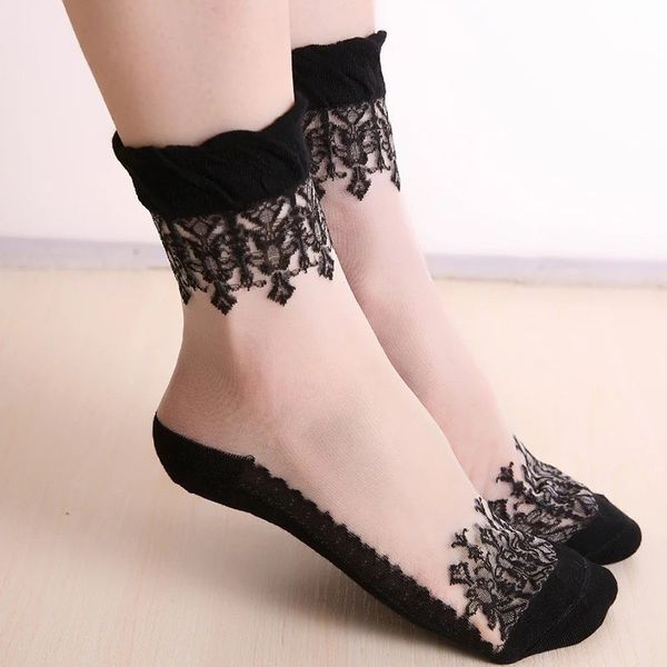 ladies net ankle socks