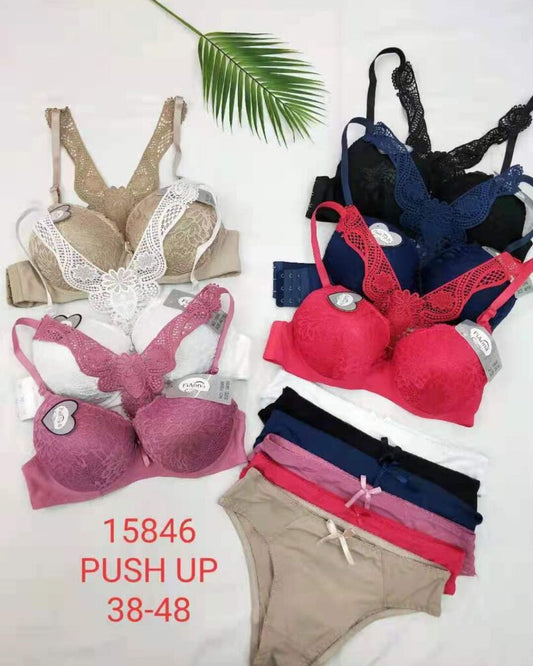 Lingerie Shorts Bra Panty Set