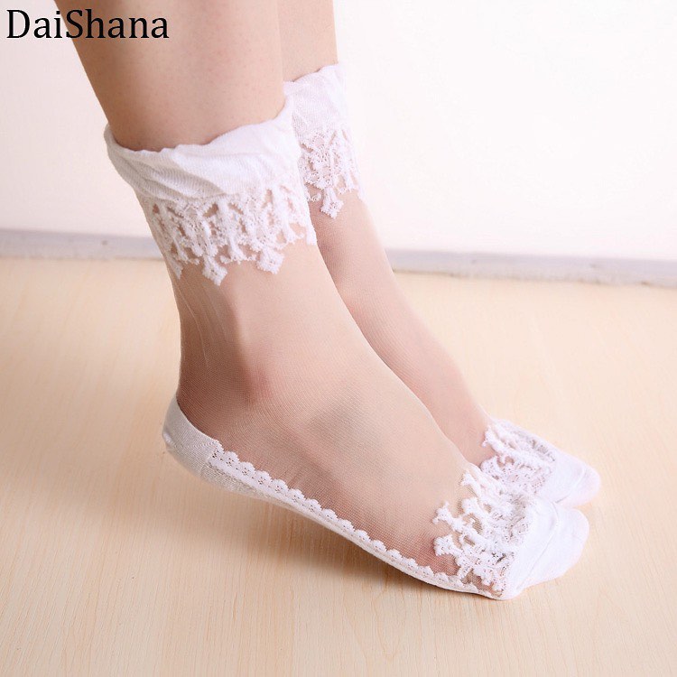 ladies net ankle socks