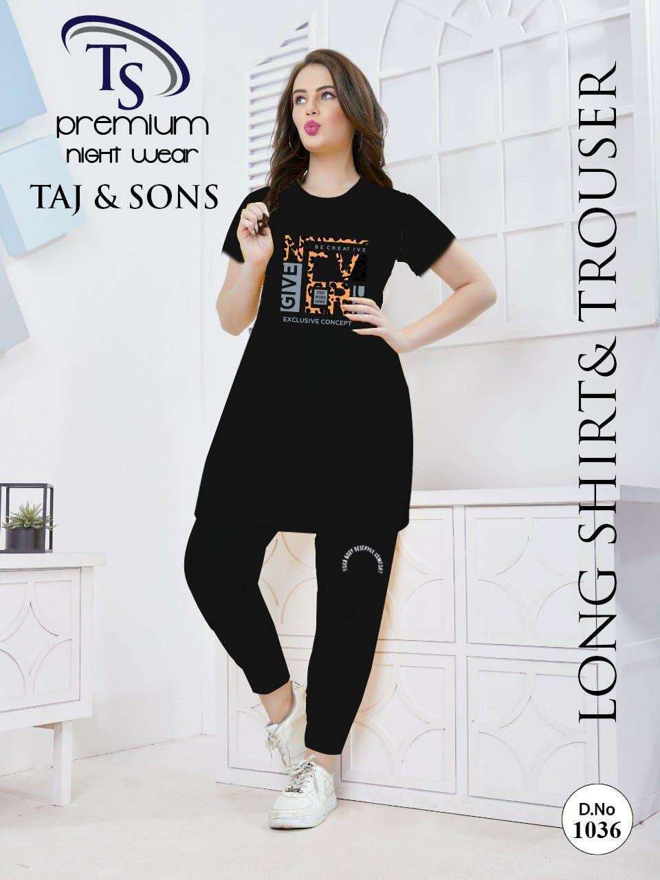 Intimate Cotton PJ Dress with Long Shirt Casual Loungewear black