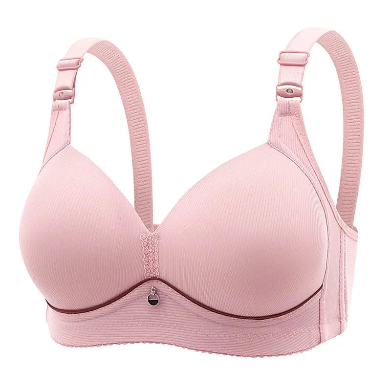 Full Coverage Bra Wide Straps Single Padded for Shape Enhancement Plus Size Bra