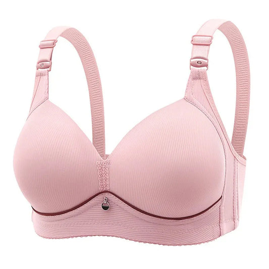 Full Coverage Bra Wide Straps Single Padded for Shape Enhancement Plus Size Bra