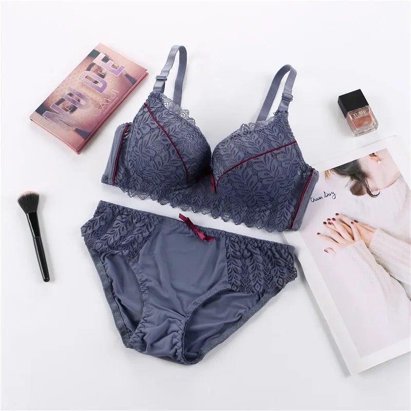 Bra Underwear Set Pushup Padded