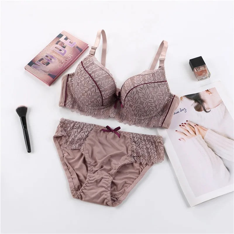 Bra Underwear Set Pushup Padded