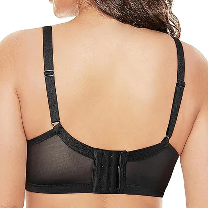 Breathable Mesh Wired Non Padded Bra