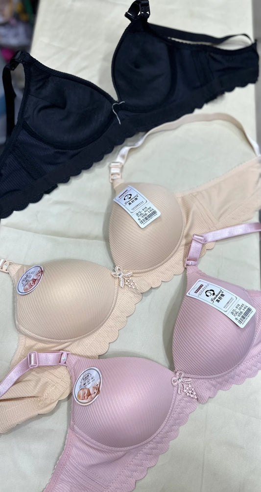 Intimate Double Padded T-Shirt Bra Frill Belt