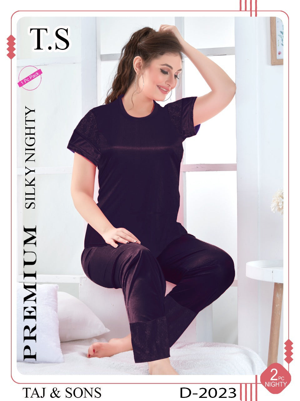 Intimate Summer Night Dress for Women Daily Wear Loungewear