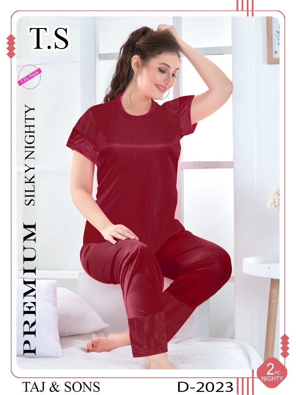 Intimate Summer Night Dress for Women Daily Wear Loungewear