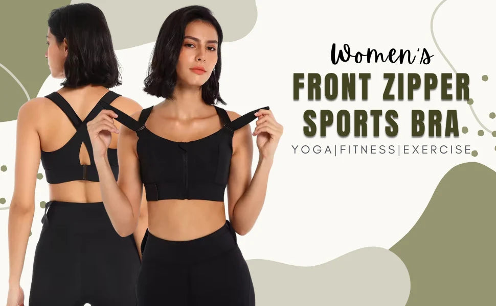 Intimate Zero-Bounce Sports Bra with Adjustable Waist and Shoulder Straps