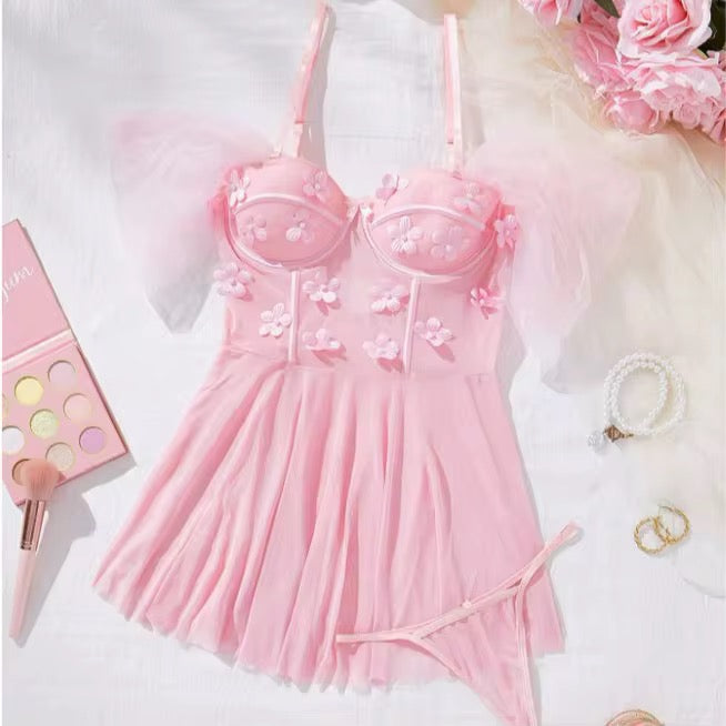 Intimate Cinderella Nighty: Wired Cup & Dropped Shoulder
