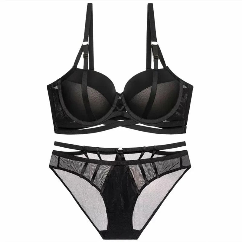 Intimate Bra Panty Set Stripped Style