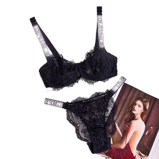 Love Secret Non Padded Net Bra Underwear Set