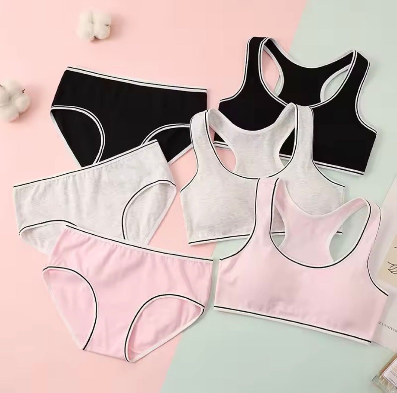 Intimate Soft-Touch Teenage Training Starter Bra & Underwear Set