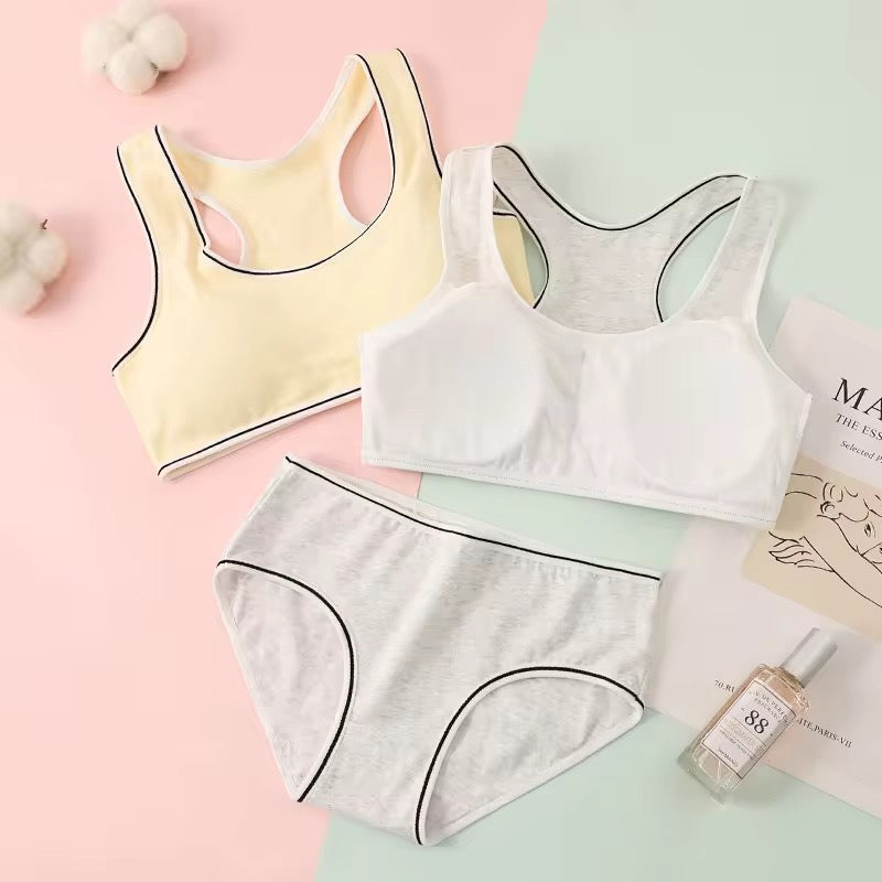 Intimate Soft-Touch Teenage Training Starter Bra & Underwear Set