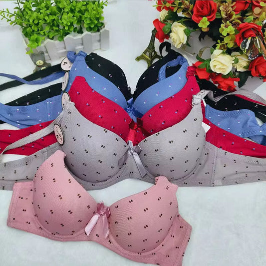Printed T-Shirt Wired Single Pad Bra Daily Wear