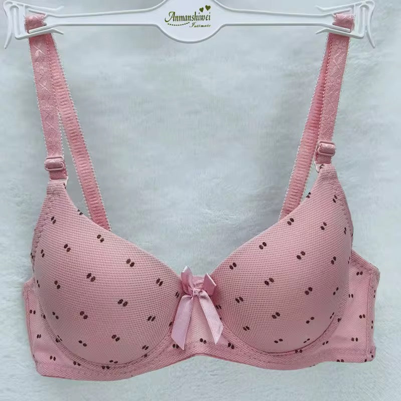 Printed T-Shirt Wired Single Pad Bra Daily Wear