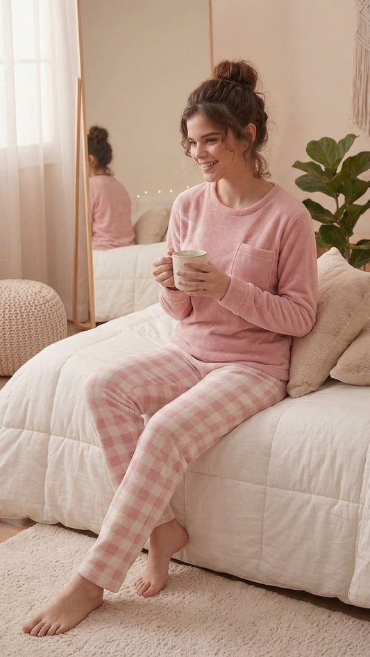 Intimate Fleece Winter Night Dress