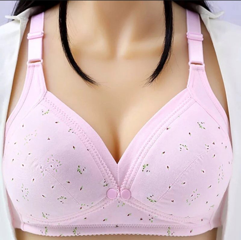 Front Button Open Nursing Bra