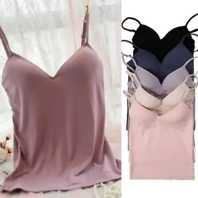 Intimate Built-In Bra Slip Camisole: Padded Everyday Camisole