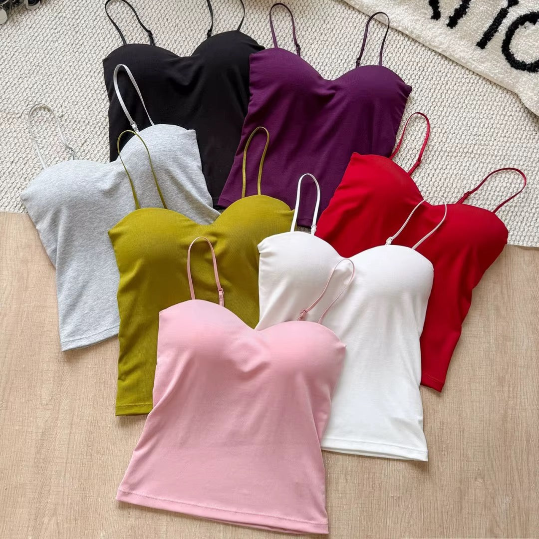 Intimate Built-In Bra Slip Camisole: Padded Everyday Camisole