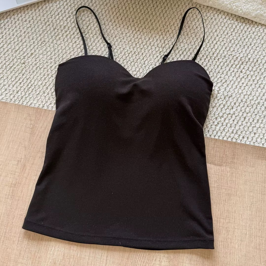 Intimate Built-In Bra Slip Camisole: Padded Everyday Camisole